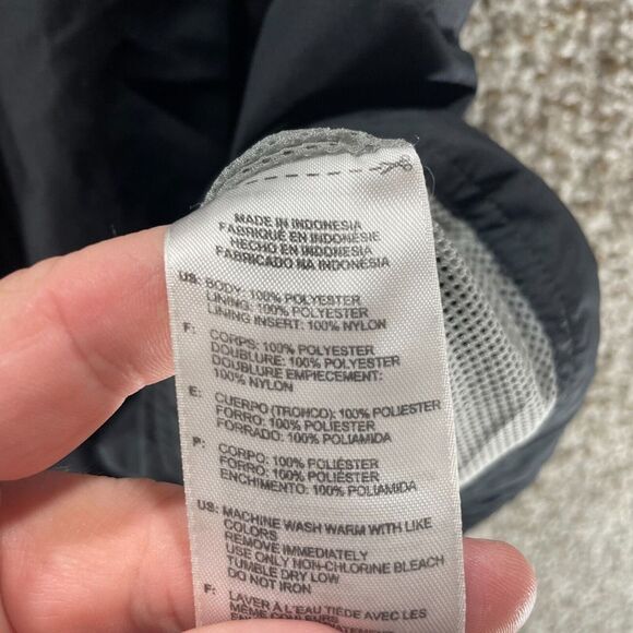 Adidas Jacket Womens Large Black Vented Windbreaker Full Zip Outdoor Logo Ladies - Picture 6 of 13